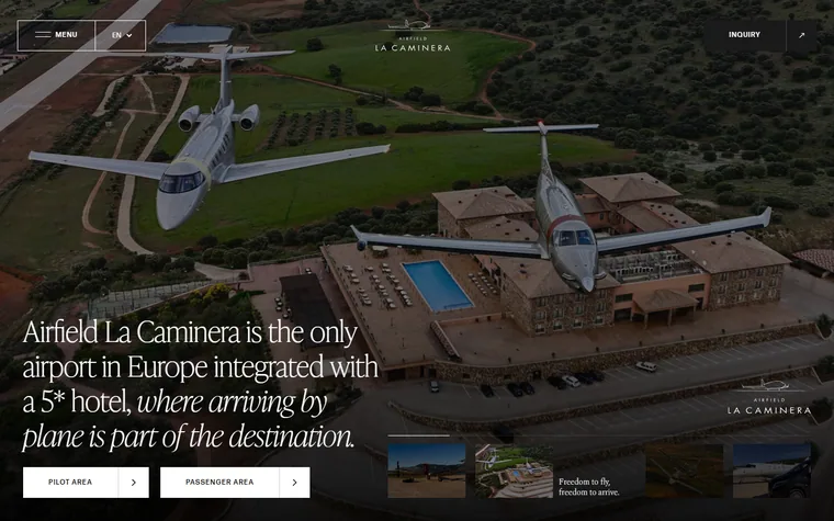Airfieldlacaminera homepage