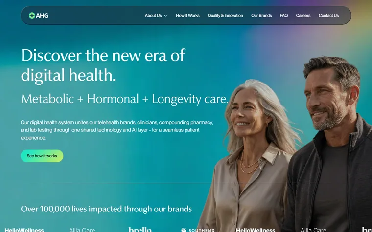Alliahealth homepage