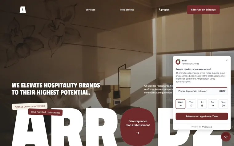 Arrodz homepage