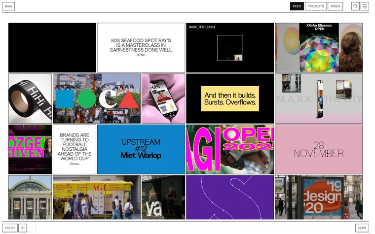 Base Design homepage