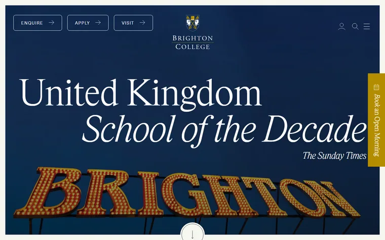Brightoncollege homepage