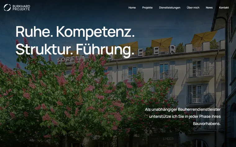 Burkhardprojekte homepage