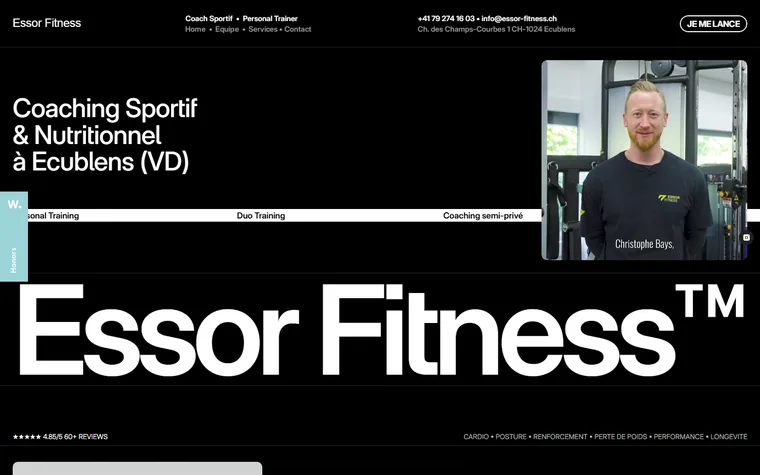 Coachsportifecublens homepage