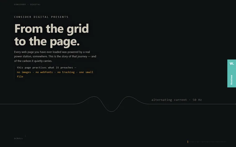 Consider homepage