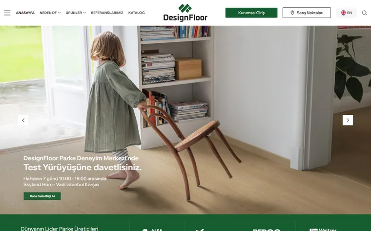 Designfloor homepage