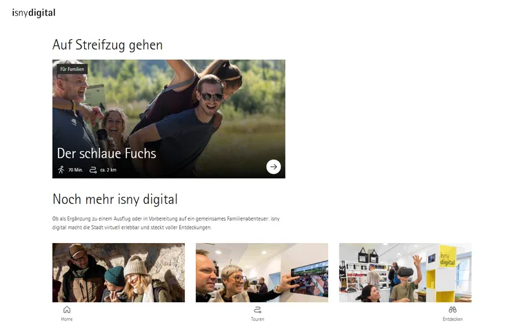 Digital homepage