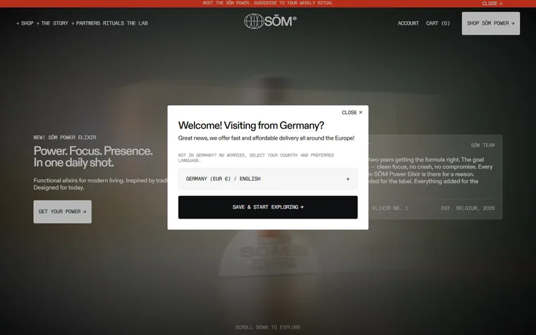 Drinksom homepage