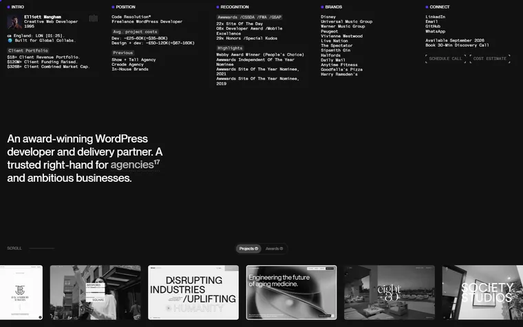 Elliott homepage
