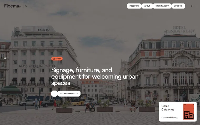 Floema homepage