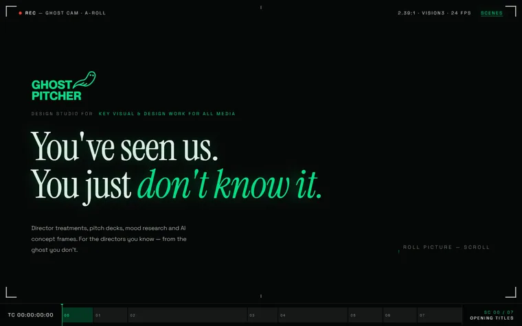 Ghost Pitcher homepage