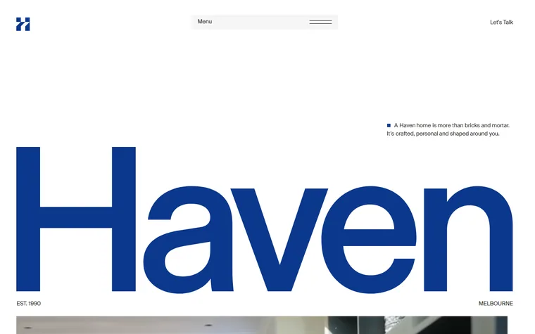 Havenconstructions homepage