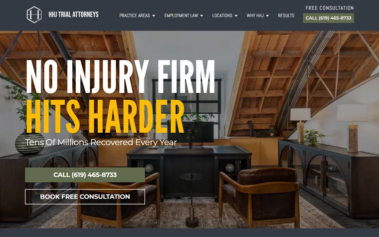 Hhjtrialattorneys homepage