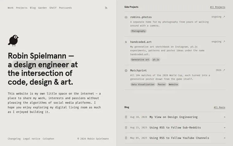 Iamrob homepage