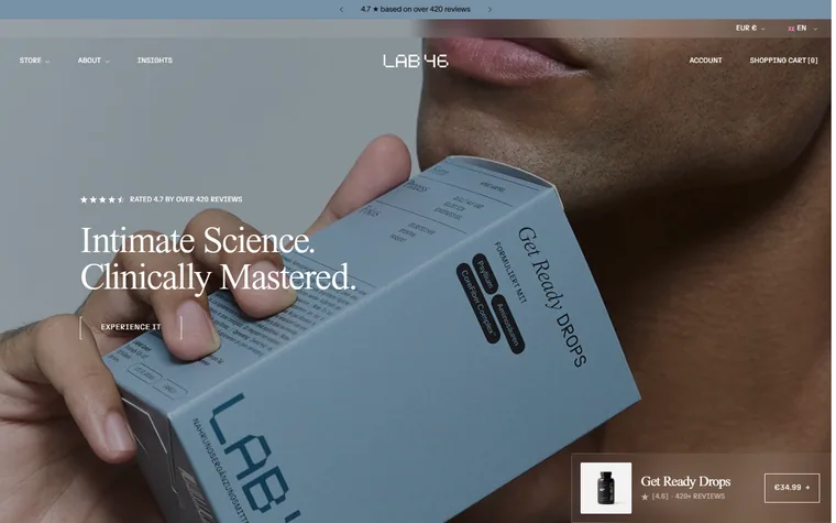 Lab46 homepage