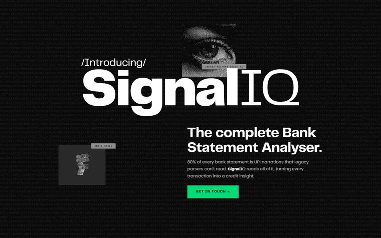 Marketing homepage