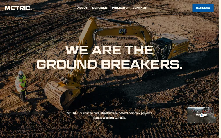 Metriccivil homepage