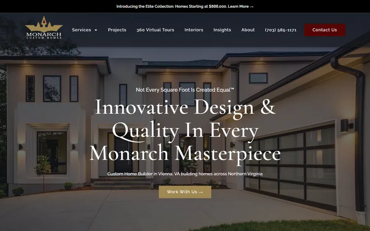Monarch homepage