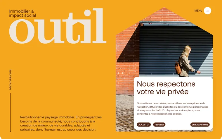 Outil homepage