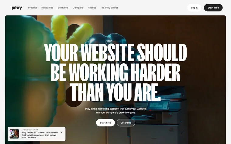 Ploy homepage