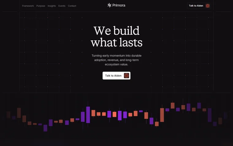 Primora homepage