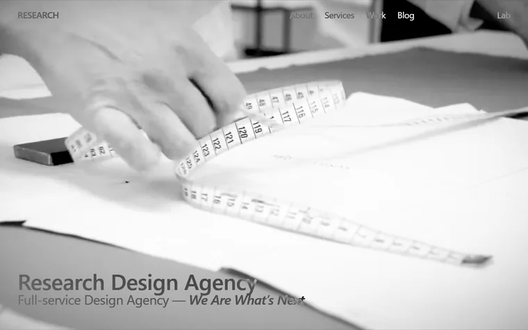 Researchdesignagency homepage