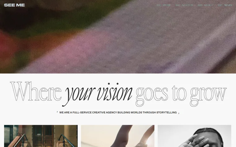 Seemecreative homepage