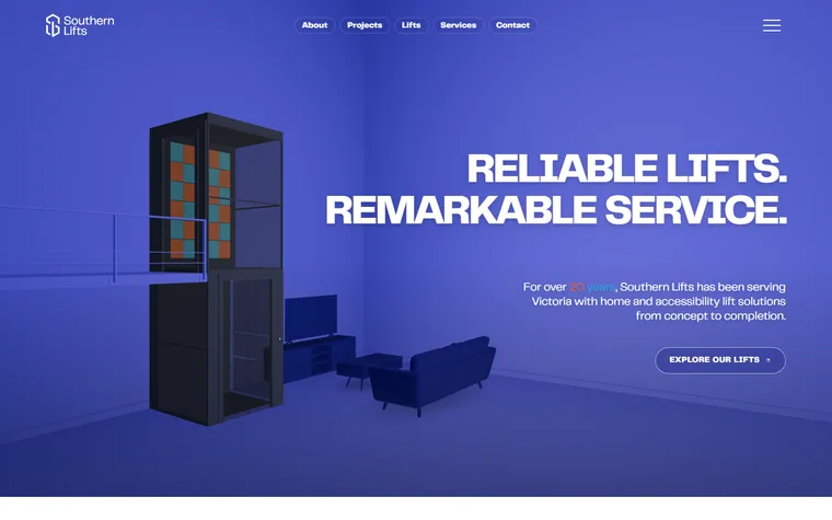 Southernlifts homepage