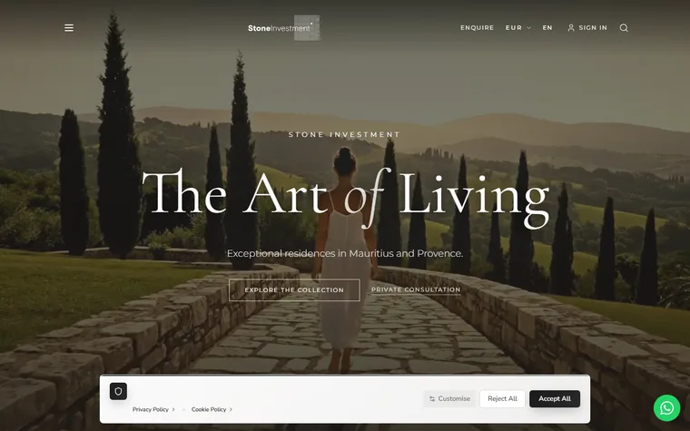 Stoneinvestment homepage