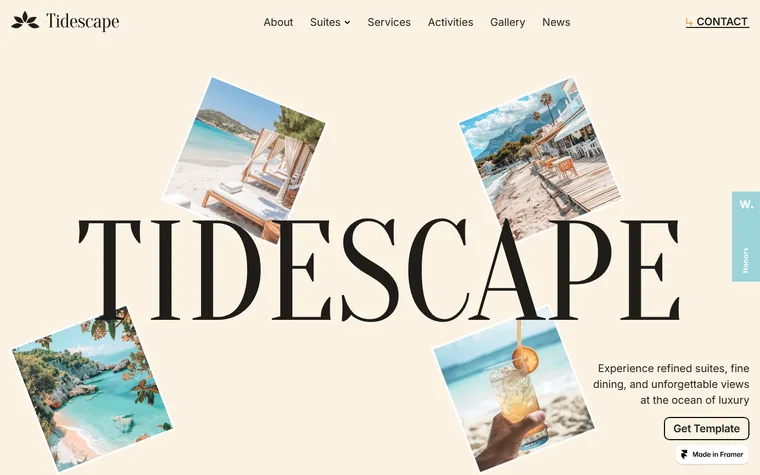 Tidescape homepage