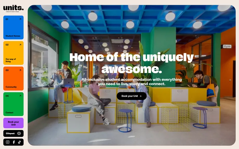 Units homepage