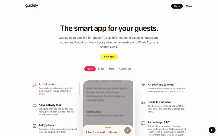Useguidely homepage
