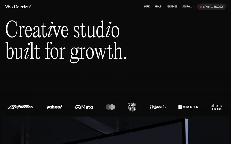 Vividmotion homepage