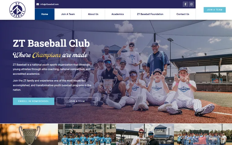 Ztbaseball homepage